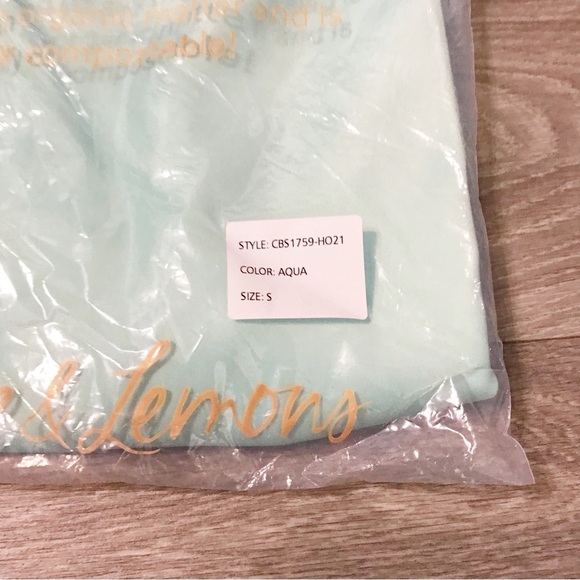 For Love & Lemons Marie Side Cut-out Mini Skirt in Aqua Blue sz S NIB - Picture 5 of 7